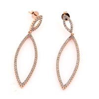 Orecchini Forever Gioielli Donna Orecchini Argento in Argento Zircone FGOR00383 - FGOR00383
